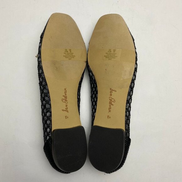 SAM EDELMAN May Ballet Black Flats Size 8.5 - Picture 6 of 7